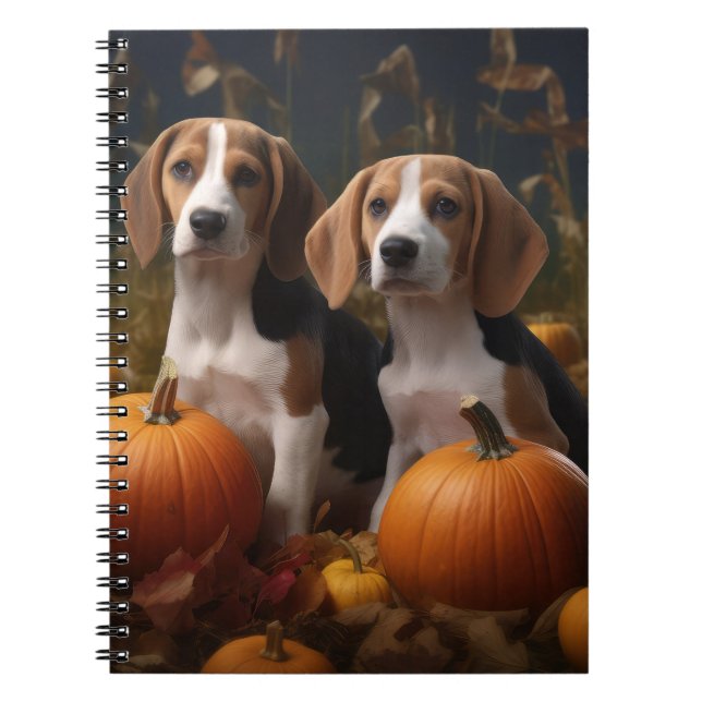 Cuaderno La espuma del otoño en el Foxhound inglés american (Frente)