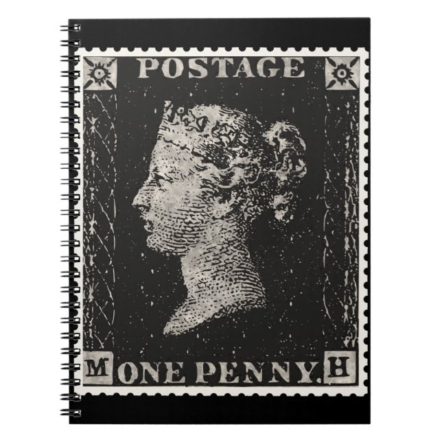 Cuaderno La estampilla de los rehenes negros penny (Frente)