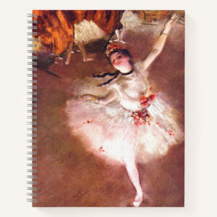 Cuaderno La estrella (bailarina en el escenario) de Edgar D