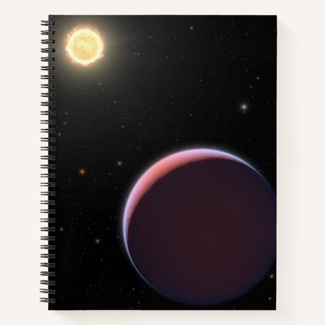 Cuaderno La Estrella Del Sol Kepler 51 Y Tres Planetas Giga (Anverso)