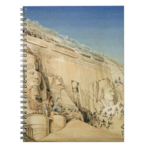 Cuaderno La excavación del gran templo de Ramesses II,