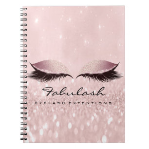 Cuaderno La extensión de los latigazos observa rosa subió