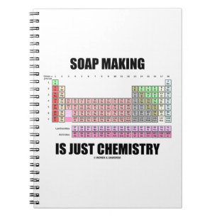 Cuaderno La Fabricación de Jabón es Solo Química (Tabla Per