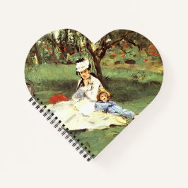 Cuaderno La familia Monet en su jardín Edouard Manet