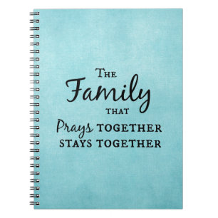 Cuaderno La familia que reza juntos, permanece unida