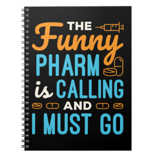 Cuaderno La farmacia de la farmacia Tech Funny Pharm llama