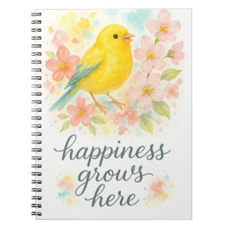 Cuaderno La felicidad crece aquí