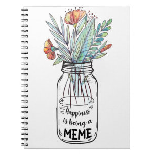 Cuaderno La felicidad de arte de la esposa está siendo un m