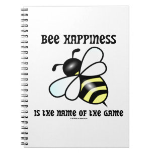 Cuaderno La felicidad de la abeja es el nombre de The Game