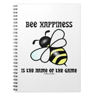 Cuaderno La Felicidad De Las Abejas Es El Nombre Del Juego