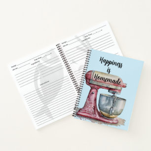 Cuaderno La felicidad es la receta casera