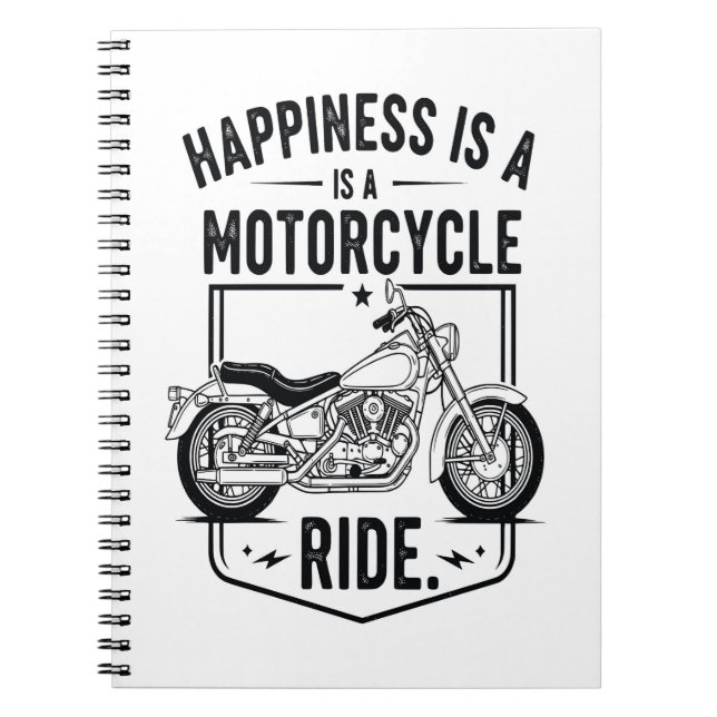 Cuaderno La felicidad es un viaje en moto.jpg (Frente)