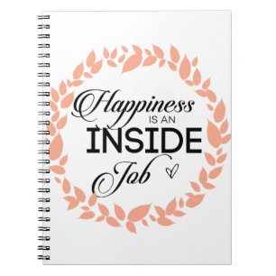Cuaderno La Felicidad Es Una Esposa De Trabajo Interior