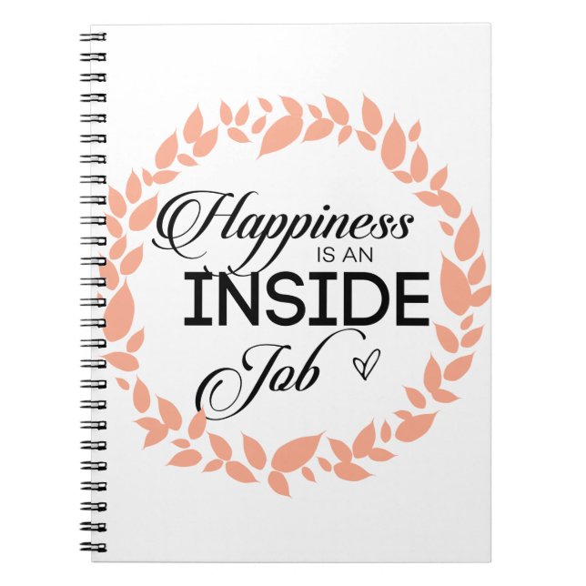 Cuaderno La Felicidad Es Una Esposa De Trabajo Interior (Frente)