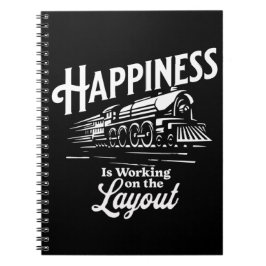 Cuaderno La felicidad está trabajando en la disposición, el