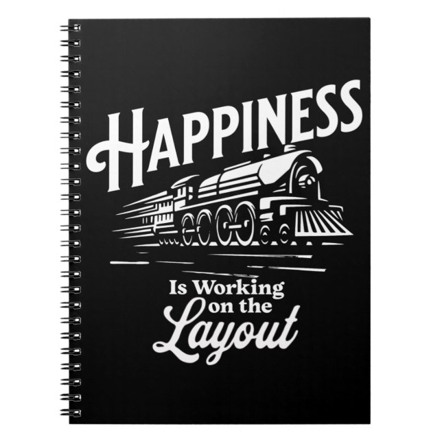 Cuaderno La felicidad está trabajando en la disposición, el (Frente)