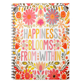 Cuaderno La felicidad florece desde dentro