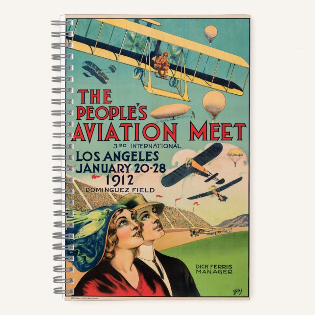 Cuaderno La Feria de Aviación del Pueblo (Anverso)
