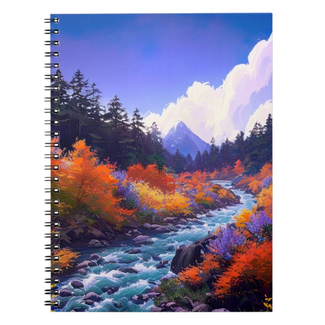 Cuaderno La fiebre del río y la paleta de los bosques (Frente)