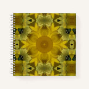 Cuaderno La flor del sol estalla dorada
