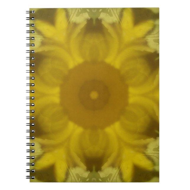 Cuaderno La flor del sol estalla dorada (Frente)