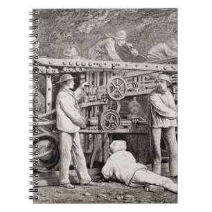 Cuaderno La galería avanzada en el lado francés del lunes