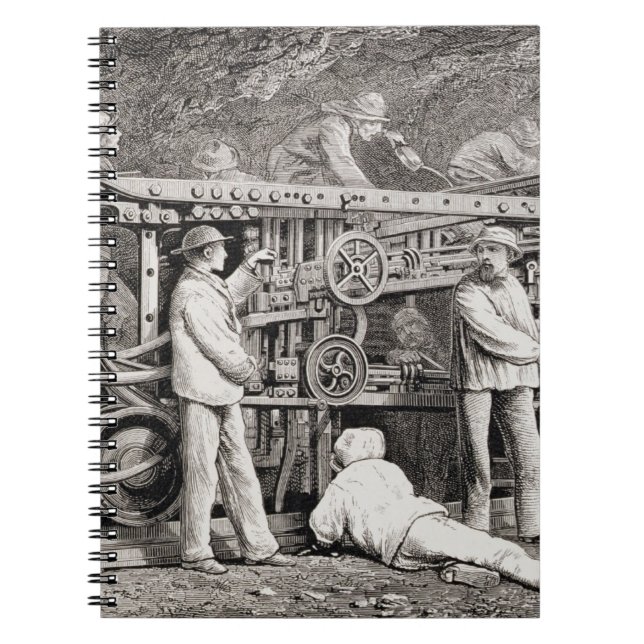 Cuaderno La galería avanzada en el lado francés del lunes (Frente)