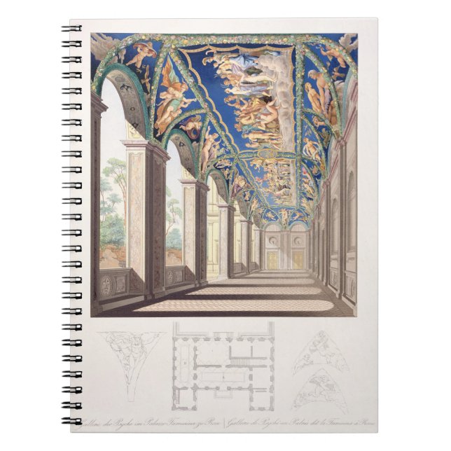 Cuaderno La galería de la psique en el chalet Farnesina, (Frente)