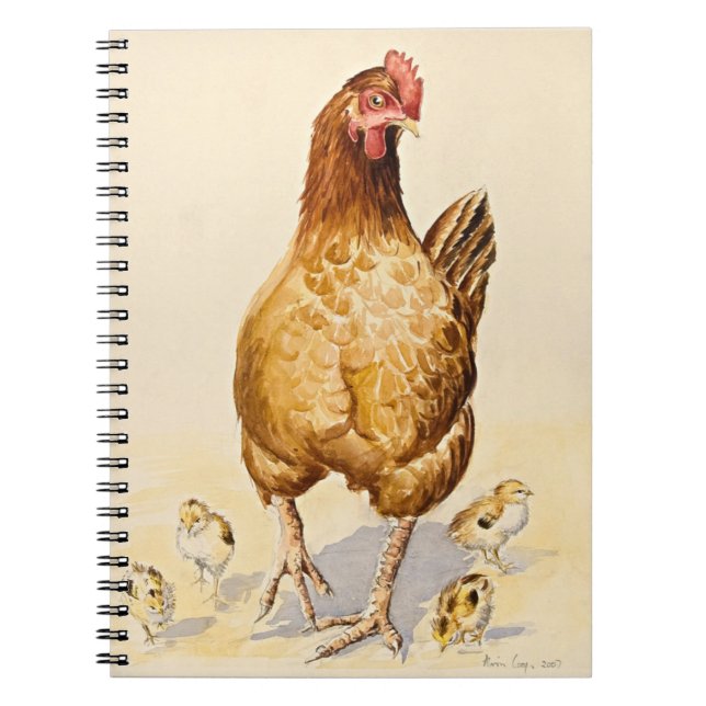 Cuaderno La gallina y sus polluelos 2007 de George (Frente)