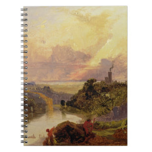 Cuaderno La garganta de Avon en la puesta del sol (aceite