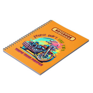 Cuaderno La gente no toma viajes: bicicleta de estilo retro
