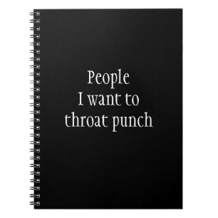 Cuaderno La gente que quiero criticar a Punch Divertido dic