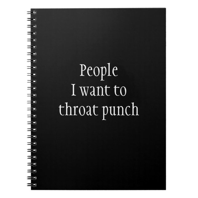 Cuaderno La gente que quiero criticar a Punch Divertido dic (Frente)