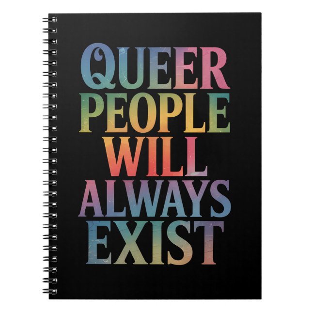 Cuaderno La gente queer siempre existirá, aliada con el org (Frente)