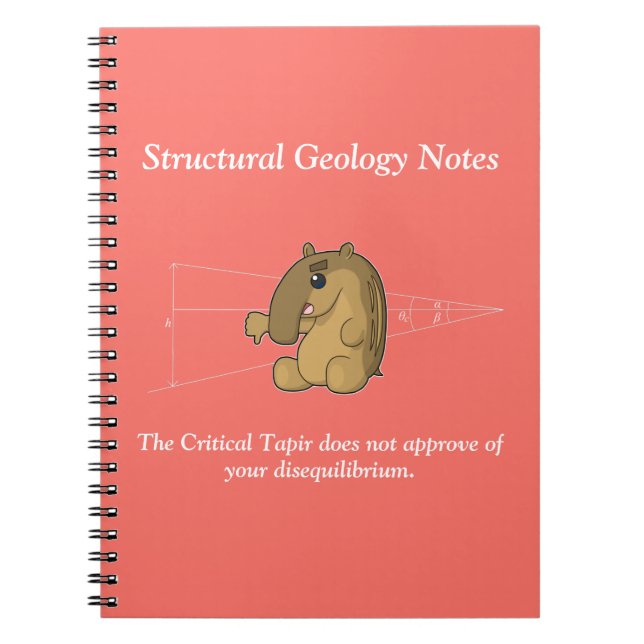 Cuaderno La geología estructural del tafir crítico (Frente)