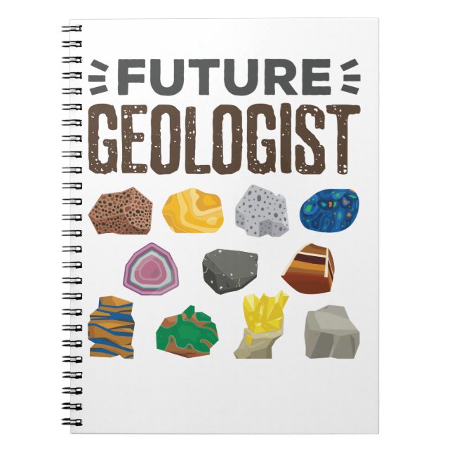 Cuaderno La geología geológica del futuro sacude gemas (Frente)