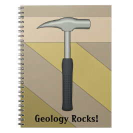 Cuaderno ¡La geología roca! Rock Hammer