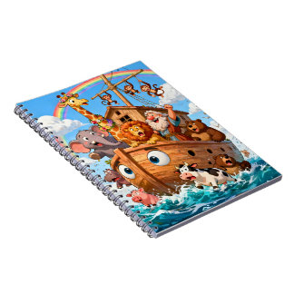 Cuaderno La Gran Aventura del Arca de Noé - Animales Adorab