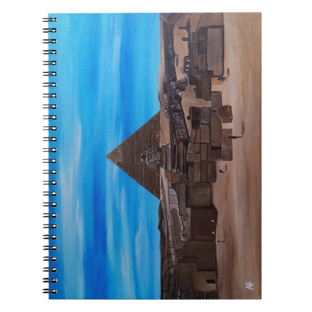 Cuaderno La Gran Esfinge y la Pirámide de Khafre (Frente)