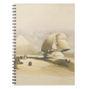Cuaderno La gran esfinge y las pirámides de Giza, de "E