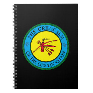 Cuaderno La gran foca de la nación de Choctaw de Oklahoma