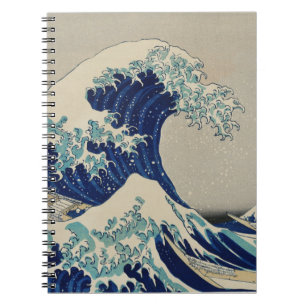 Cuaderno La gran ola de Hokusai en Kanagawa (1760-1849)