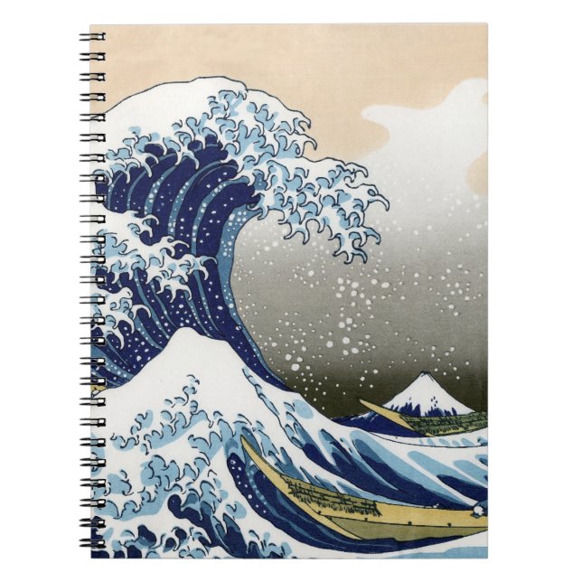 Cuaderno La gran ola de Kanagawa (Frente)