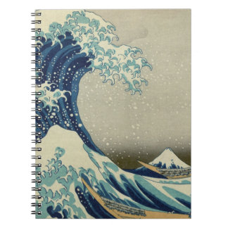 Cuaderno La gran ola de Kanagawa en Hokusai