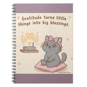 Cuaderno La Gratitud Cambia Todo - Portátil Diario
