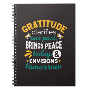 Cuaderno La gratitud trae paz hoy – Fe positiva