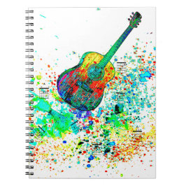 Cuaderno La guitarra y los acordes brotan