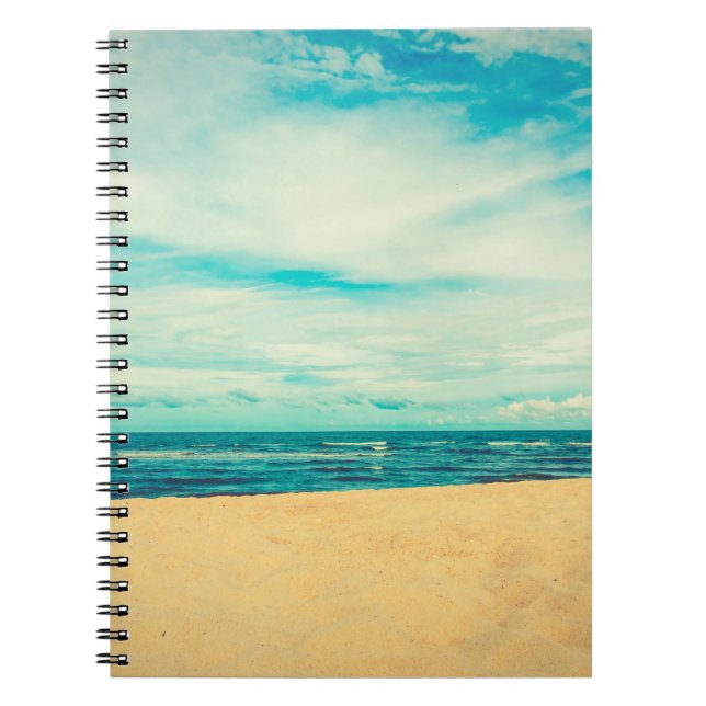 Cuaderno La hermosa playa tropical y el paisaje marino (Frente)