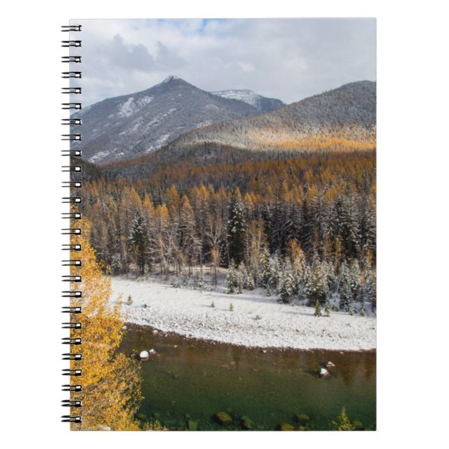 Cuaderno La Horquilla Media Del Río Flathead (Frente)