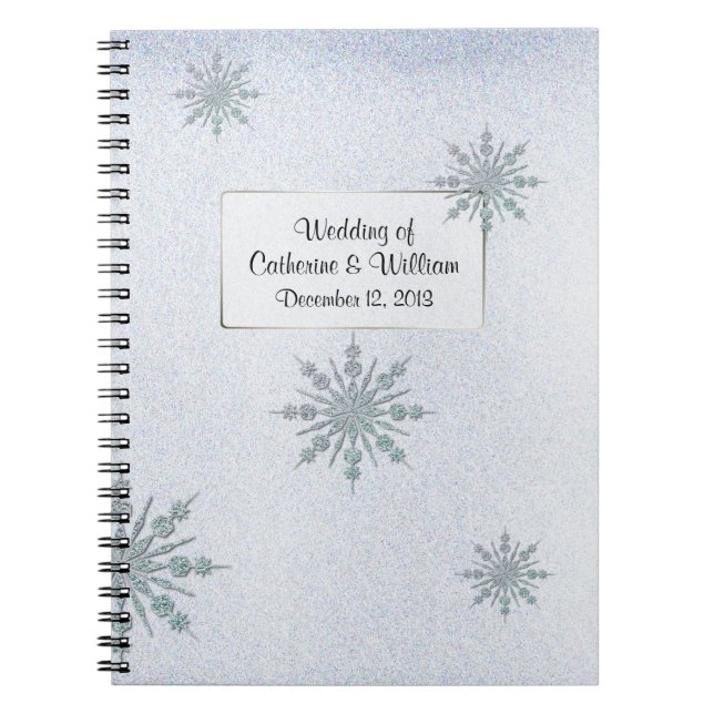 Cuaderno La huésped cristalina de la boda del invierno de (Frente)